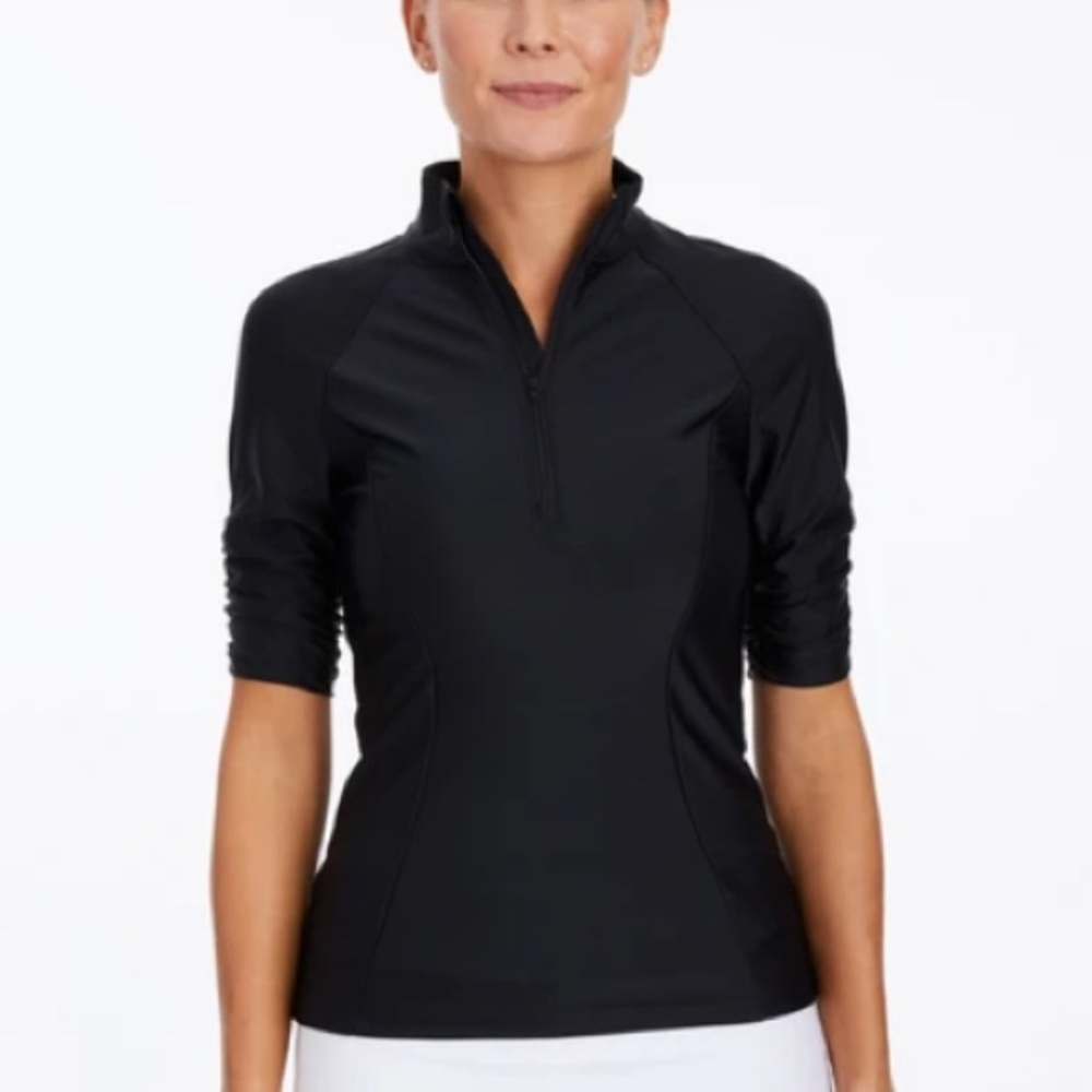 Tzu Tzu Jaclyn Black Top size large